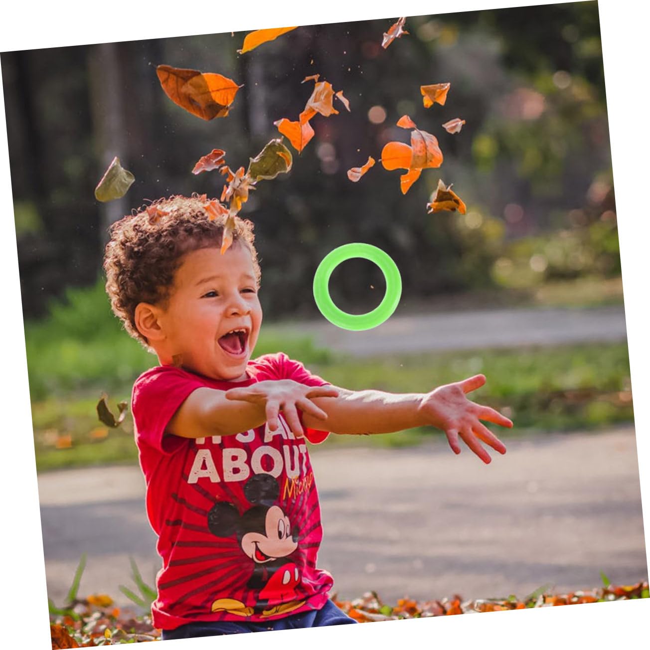 KITANDOVE 4-Piece Silent Gymnastics Rings Set - Durable Plastic Gym Rings for Kids, Safe & Quiet Gymnastic Training Equipment - Perfect for Home Play, Indoor Exercise, and Children's Fitness Activities