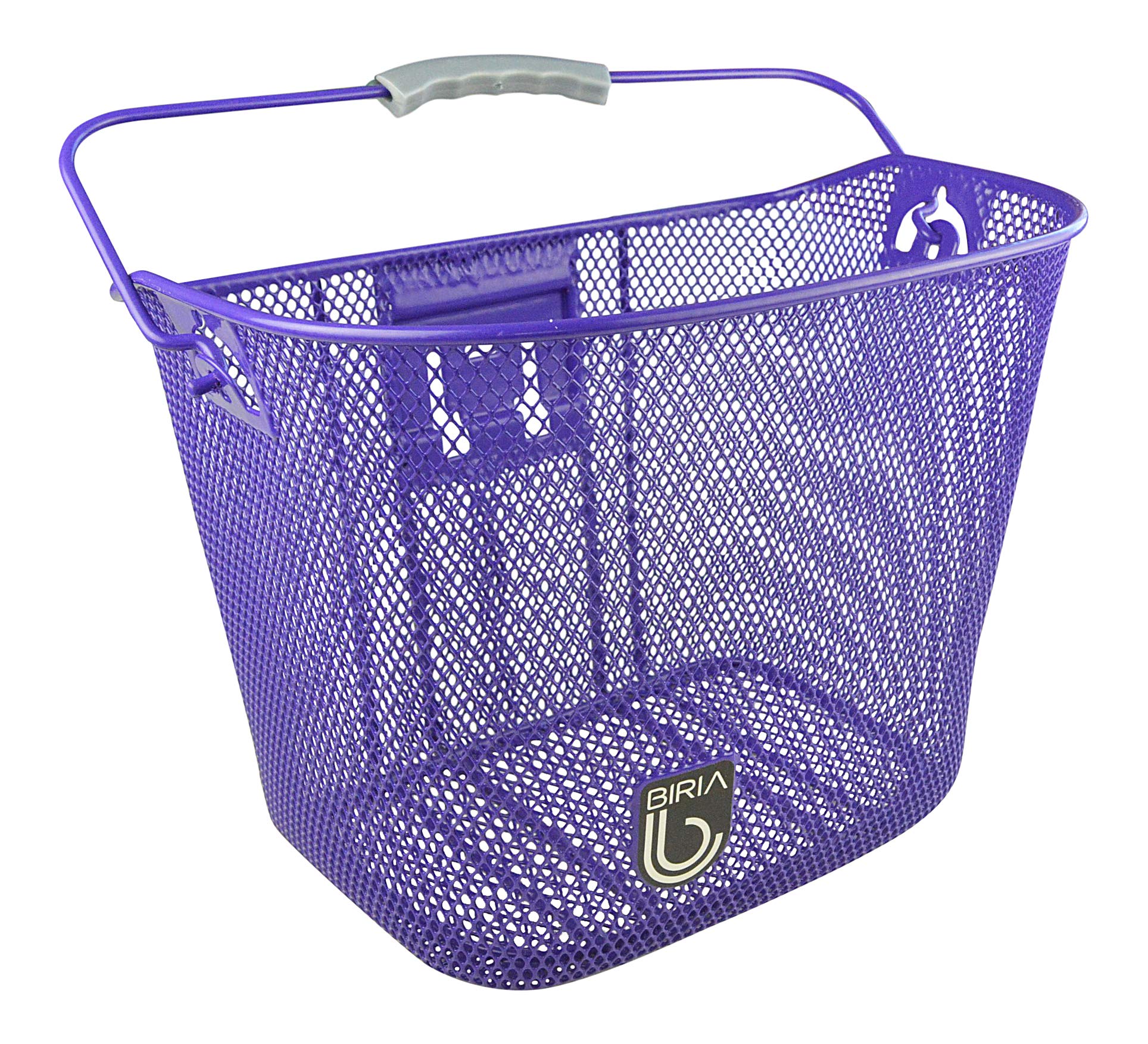 Universal Quick Release Bicycle Basket - Front Mount Wire Mesh Bike Basket with Removable Bracket for Commuting, Shopping & Outdoor Adventures