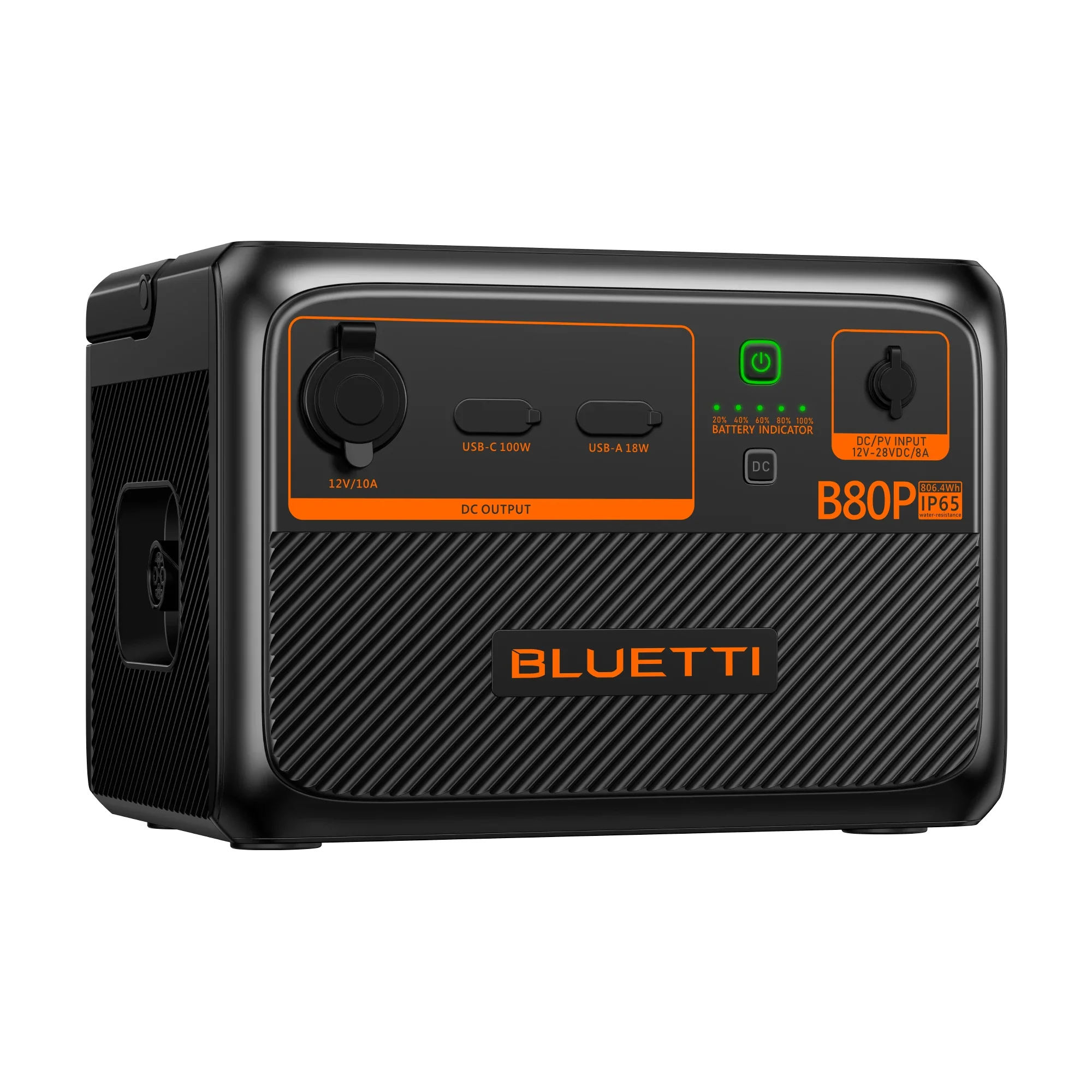 BLUETTI B80P 806Wh Portable Power Station | Solar Generator Backup Battery for Camping, RV, Emergencies & Off-Grid Living