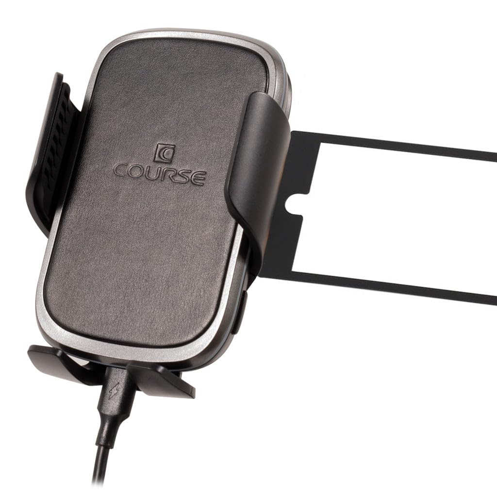 Course Motorsports DirectFit Automatic Gripping Wireless Charger & Phone Mount for Hummer H1 (1992-2004) - Black Car Phone Holder for Safe Driving & Hands-Free Navigation