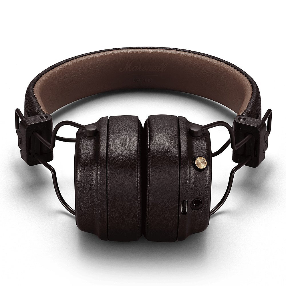 Marshall Major IV On-Ear Bluetooth Wireless Headphones with US Warranty - Premium Sound for Music Lovers, Travel & Commuting