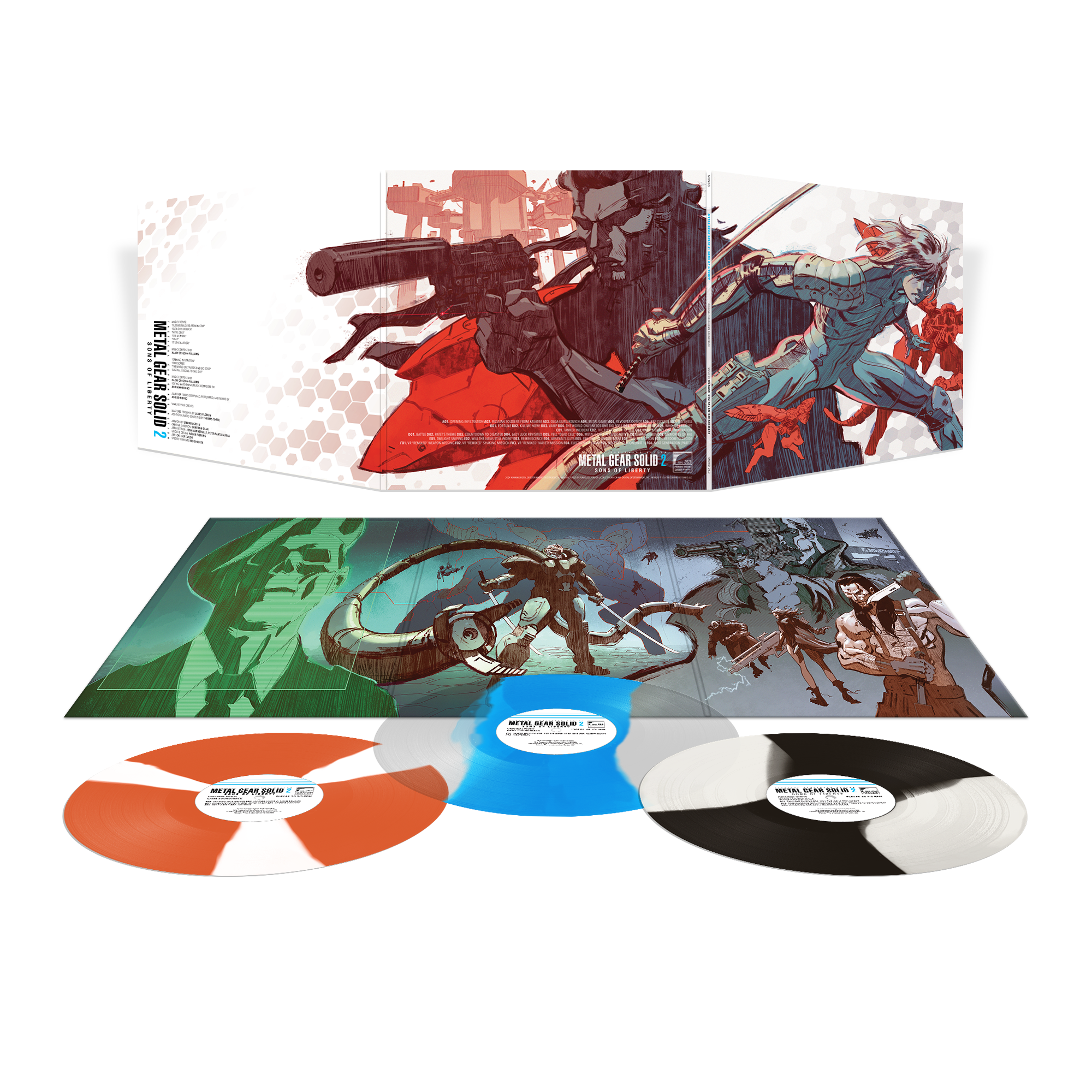 Metal Gear Solid 2: Sons of Liberty Original Video Game Soundtrack (SDCC 2024 Exclusive) - Limited Edition Collector's Item for Gamers & Anime Fans - Perfect for Gaming Sessions, Conventions & Display Collections