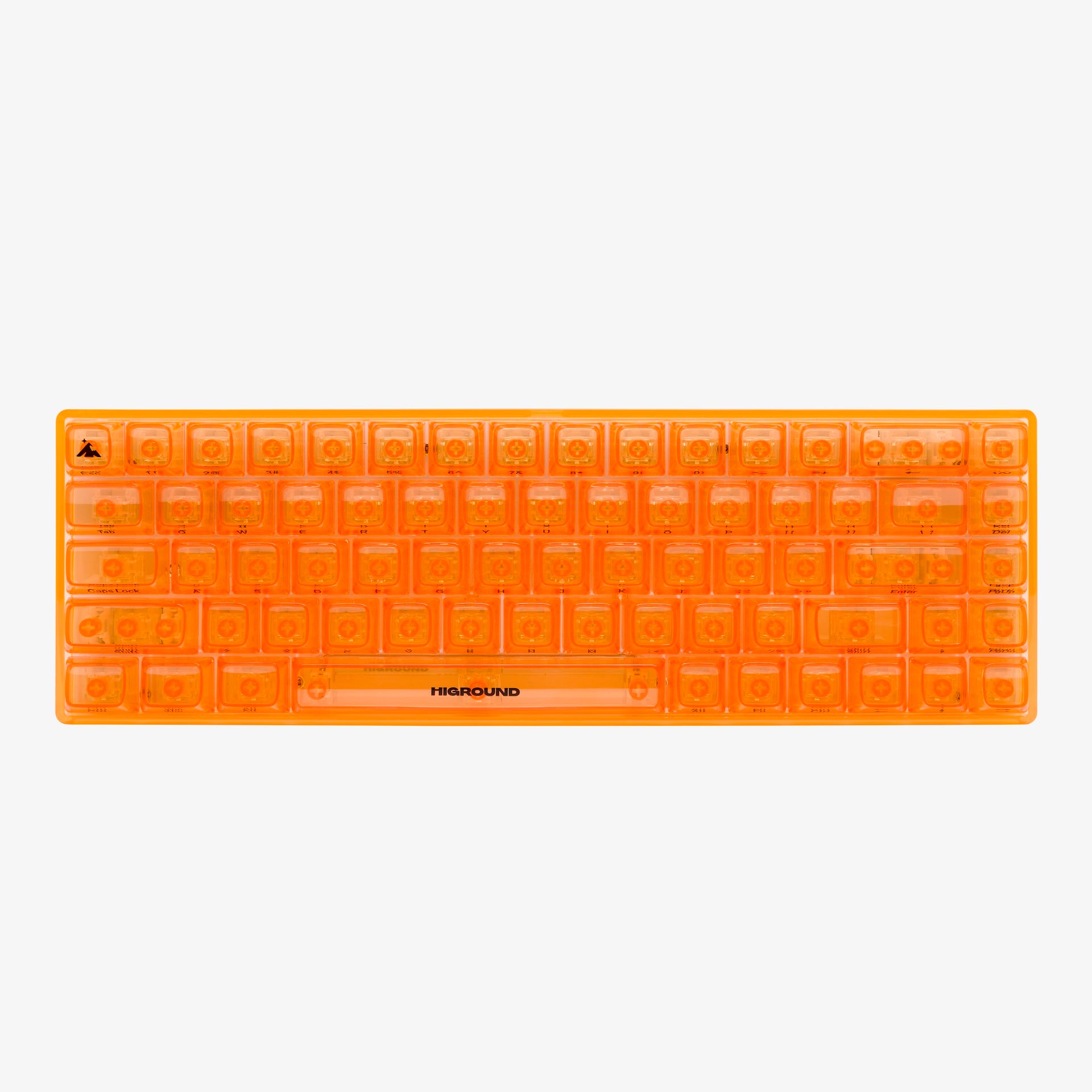 Clear Topaz Basecamp 65 Mechanical Keyboard with Silent Glacier Switches - Compact 65% Layout for Gaming, Typing & Office Work