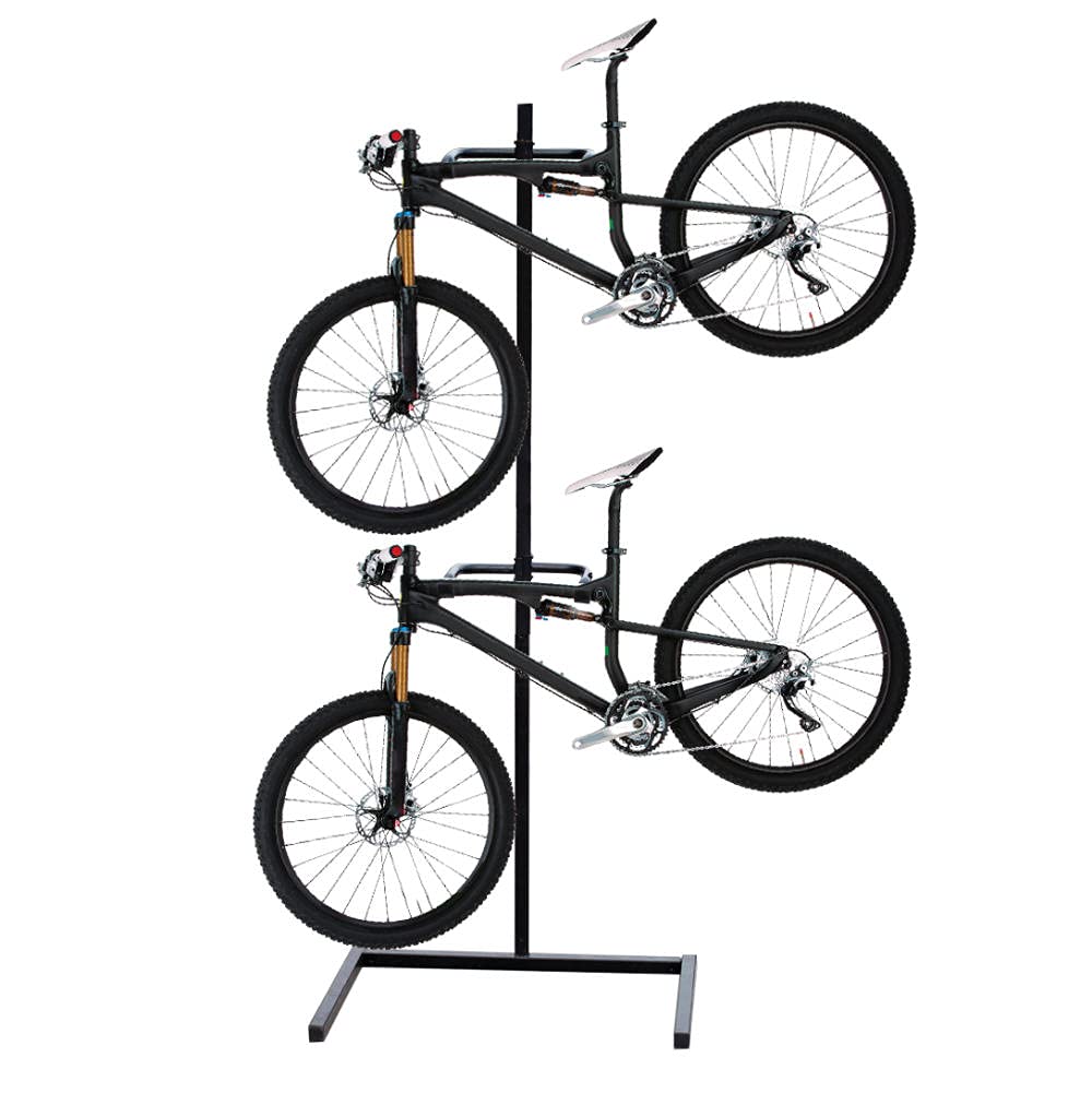 Adjustable Steel Bike Repair Stand - Heavy Duty Bicycle Work Stand for Maintenance, Storage & Tuning - Perfect for Home Garage, Bike Shops & Outdoor Use