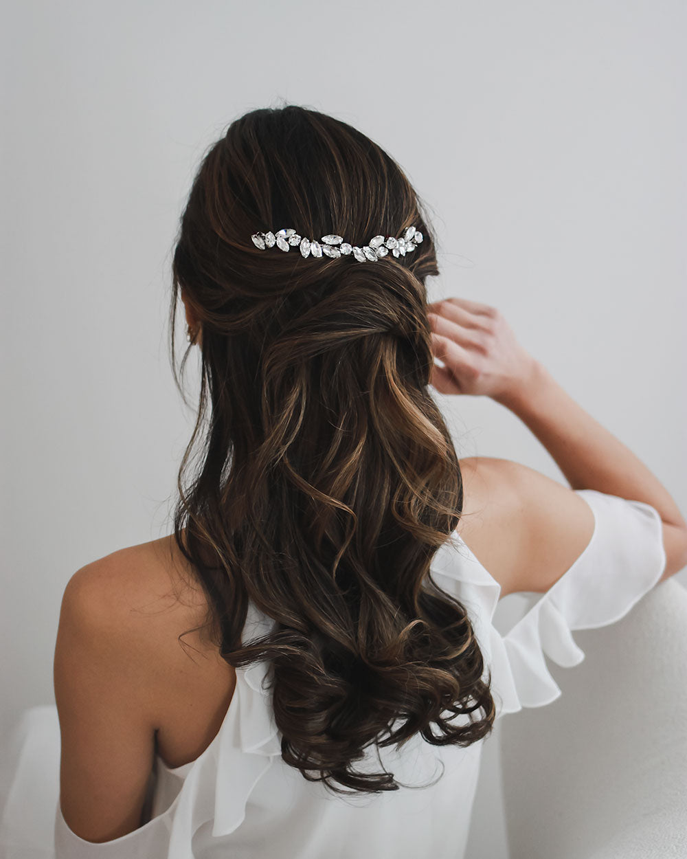Nora Crystal Backpiece - Elegant and Stylish Back Jewelry for Women | Perfect for Parties, Weddings, and Special Occasions