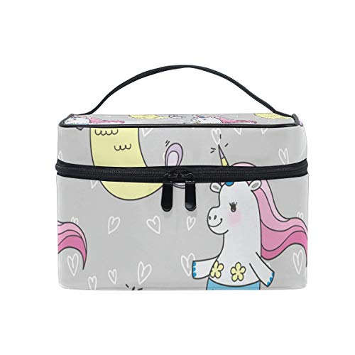 Premium Unicorn Mermaid Cosmetic Bag for Women - Waterproof Travel Makeup Train Case & Storage Organizer - Perfect for Travel, Gym, and Daily Beauty Essentials