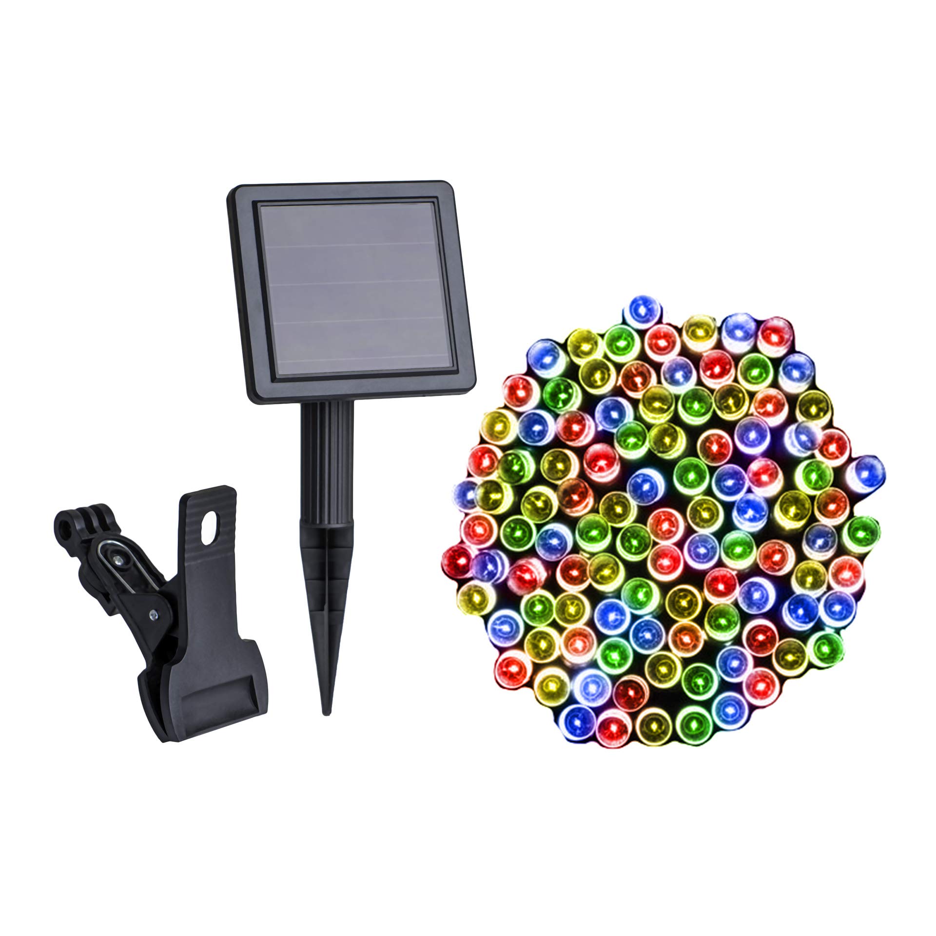 Solar Powered LED String Lights - 225 Count Multi-Colored Outdoor Lights for Garden, Patio, Party & Landscape Decoration | Waterproof Fairy Lights for Wedding, Backyard, Christmas & Holiday Decorations