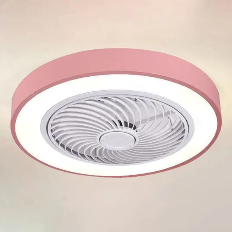 Modern Pink Ceiling Fan with Light - Quiet, Energy Efficient, Remote Control - Perfect for Bedroom, Living Room, and Home Office