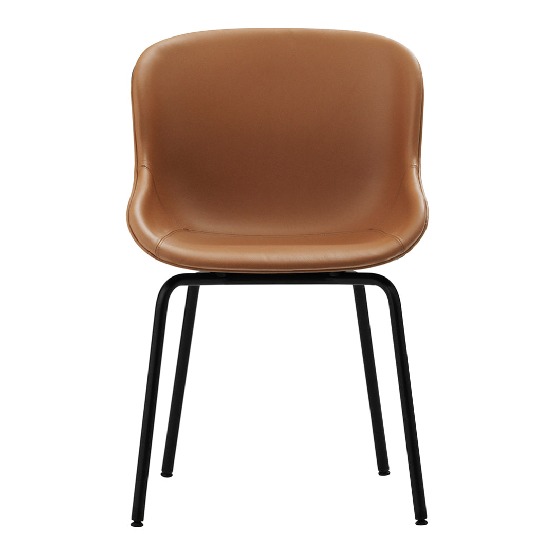 Stylish Hyg Side Chair with Steel 4 Legs & Upholstered Seat - Perfect for Dining Room, Office or Living Room Decor