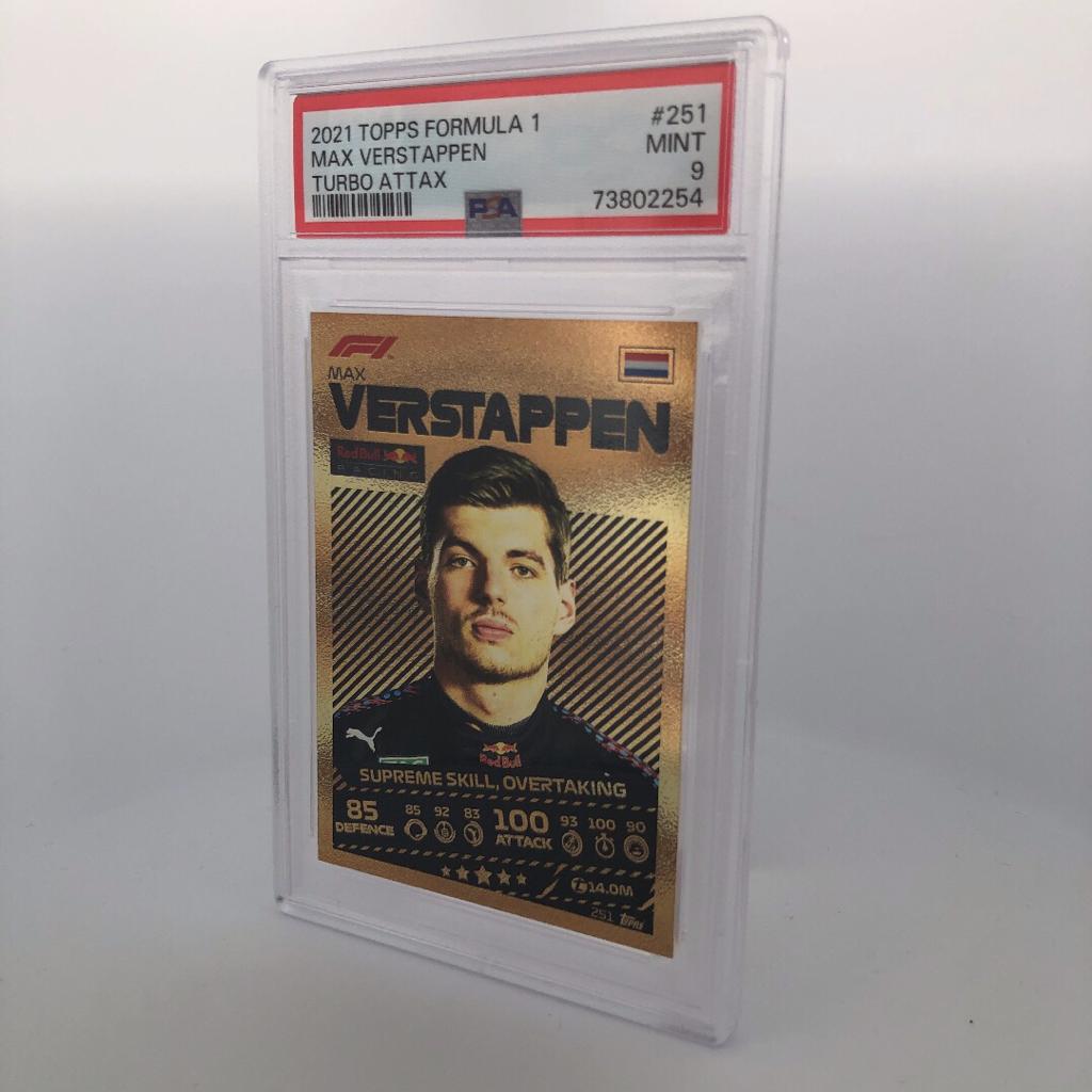 PSA 9 Graded MAX VERSTAPPEN #251 Racing Card - Perfect for Collectors, Sports Memorabilia Enthusiasts & F1 Fans Display