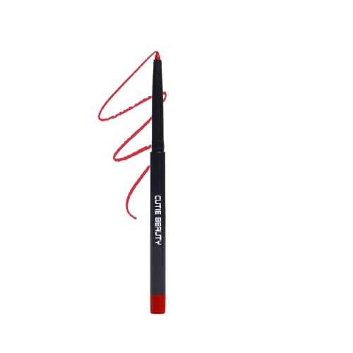 Cutie Beauty Professional Lip & Eyeliner Pencil Set - Retro Diva Style for Long-Lasting Makeup | Perfect for Daily Wear, Night Out & Vintage Looks