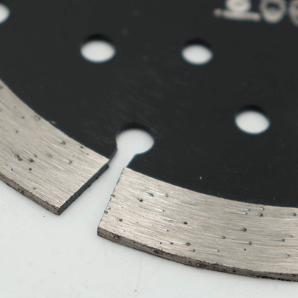 5 Pack 5 Inch Diamond Blades for Angle Grinder - Premium Dry/Wet Cutting Disc for Concrete, Stone, Brick & Masonry - 7/8 Arbor - Perfect for Construction, Renovation & DIY Projects