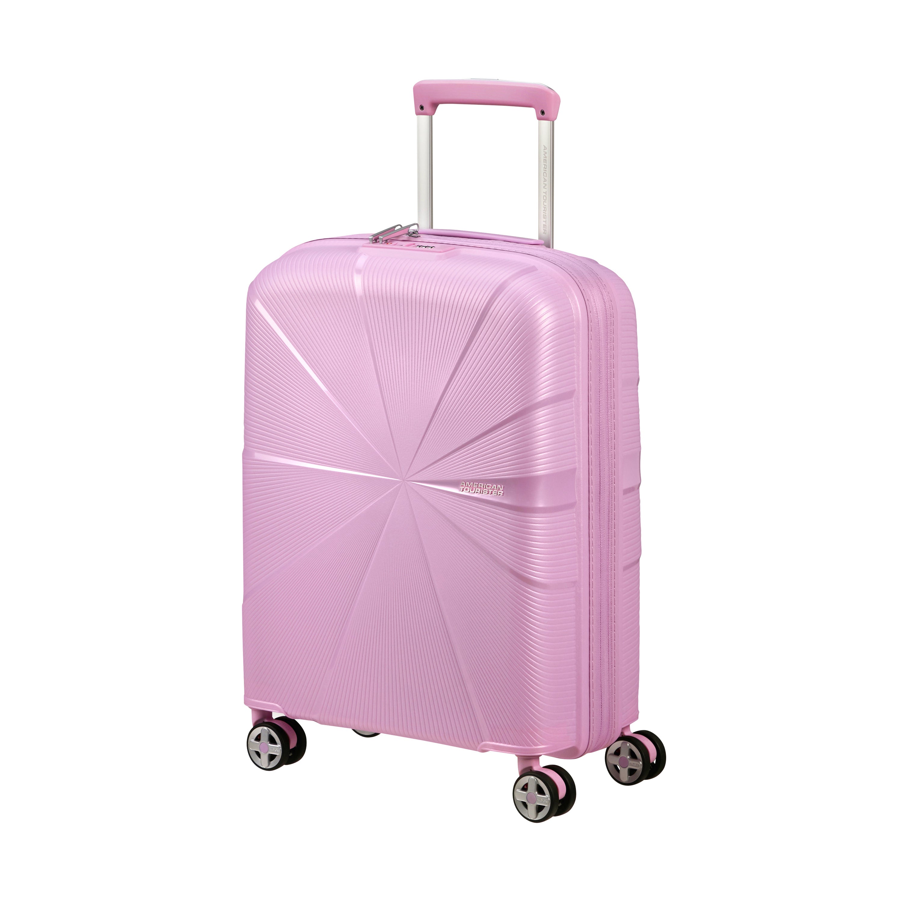 American Tourister StarVibe 3-Piece Expandable Spinner Luggage Set - Lightweight Suitcase for Travel, Business Trips & Family Vacations | Durable Hardshell Luggage with 360° Wheels