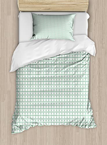 White and Dark Sea Green