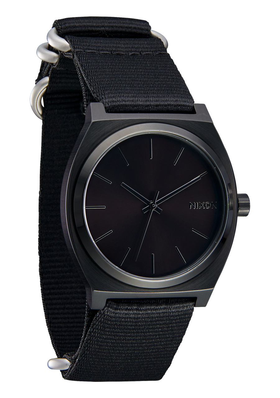 20mm Black Nylon #TIDE One Piece Watch Band - Durable Replacement Strap for Smartwatches & Fitness Trackers (Perfect for Workouts, Outdoor Activities & Daily Wear)