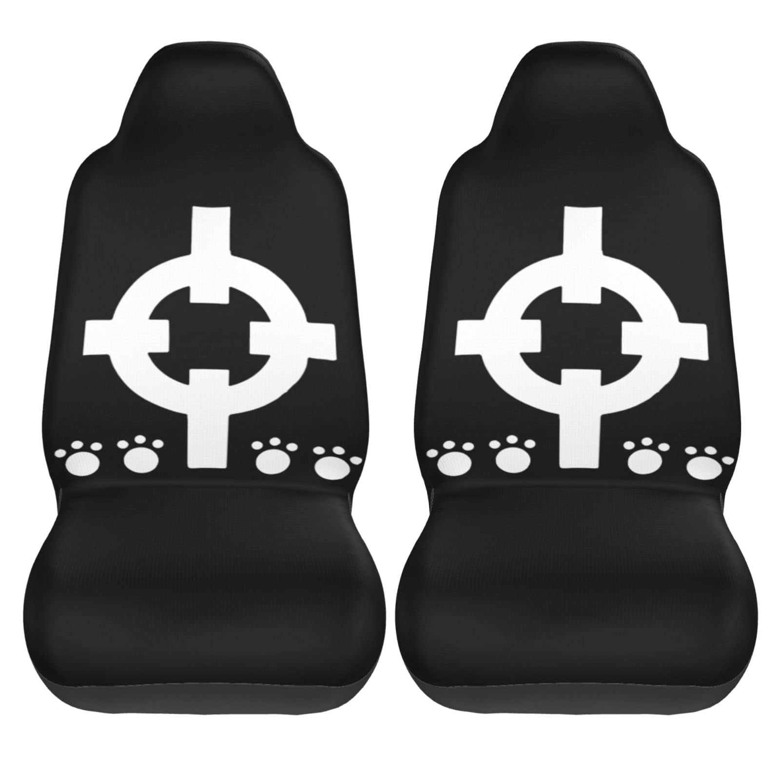One Piece Anime Car Seat Covers - Universal Fit for Car, Truck, SUV - Auto Accessories Protectors & Upholstery Decor (Set of 2) - Perfect for Anime Fans and Road Trips