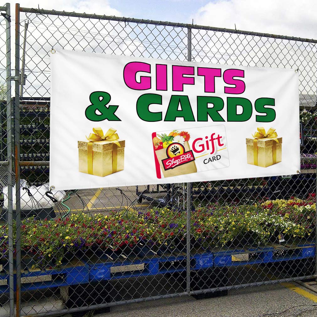 Durable 48x96 Inches Vinyl Banner with 8 Grommets - Weatherproof Outdoor Advertising Sign for Business, Yard, Events & Industrial Use - Multiple Sizes Available for Custom Printing