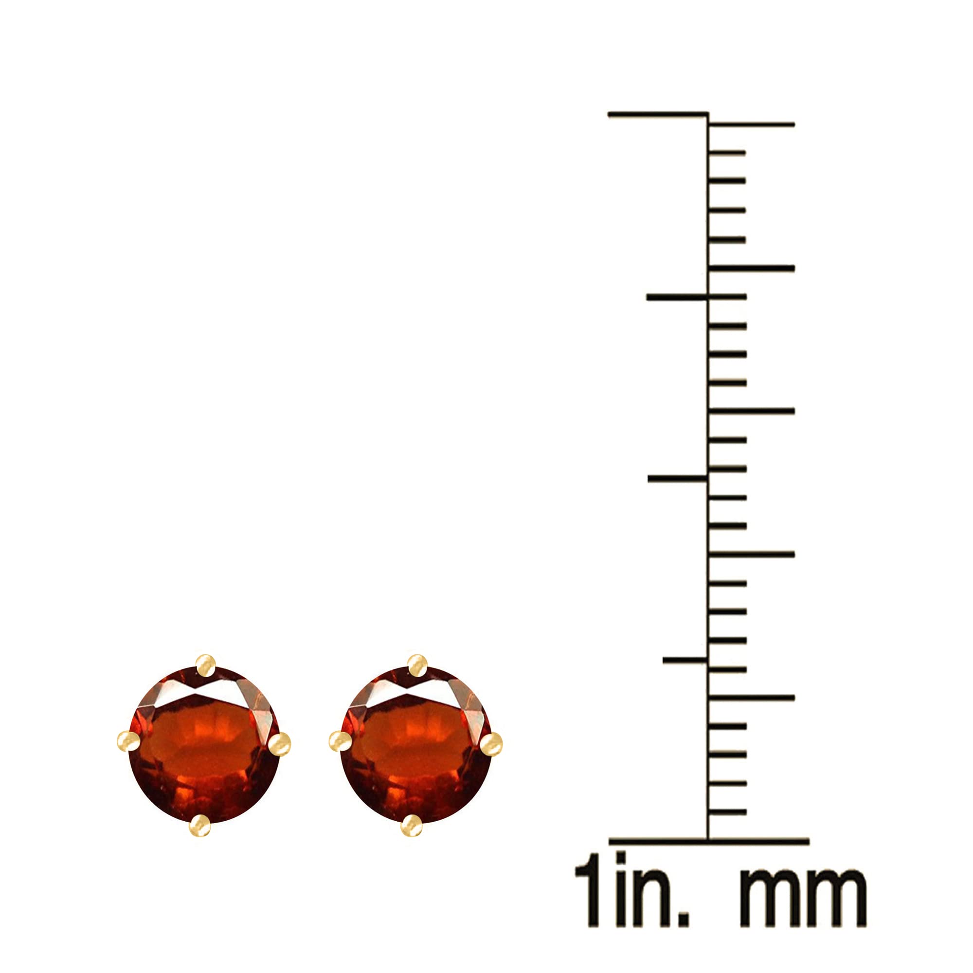 14K Gold Over Sterling Silver Stud Earrings for Women - Hypoallergenic, Elegant & Timeless Jewelry for Everyday Wear, Parties & Gifts