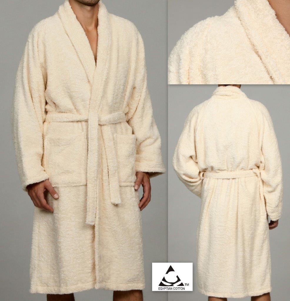 Premium Cotton Ultra Soft Terry Adult Unisex Lightweight Luxury Bathrobe - Spa, Hotel & Home Relaxation Wear for Men and Women