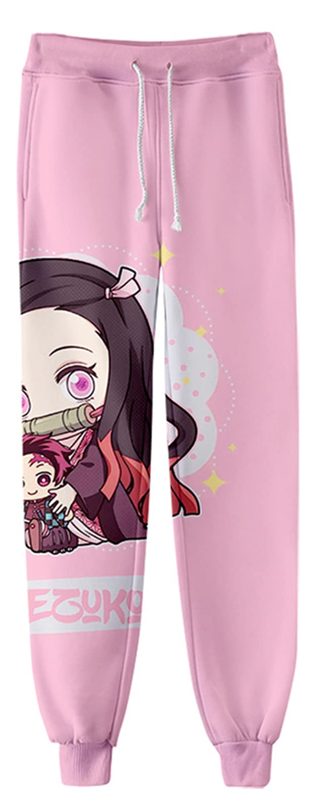 SIAOMA Anime Cosplay Sweatpants - Manga Casual Drawstring Pants for Men & Women - Perfect for Cosplay, Conventions, and Everyday Wear