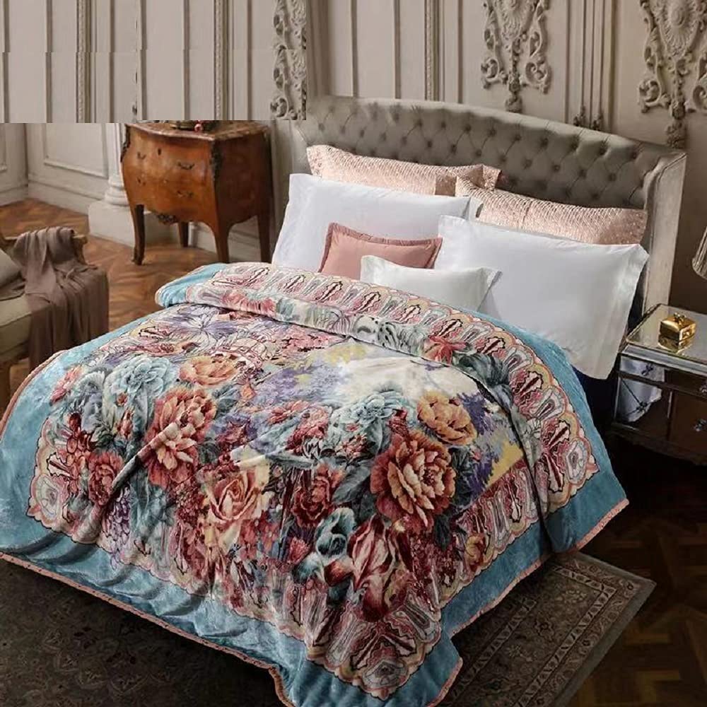 Heavy Warm Winter Fleece Blanket King Size - Soft Plush for Cozy Bed