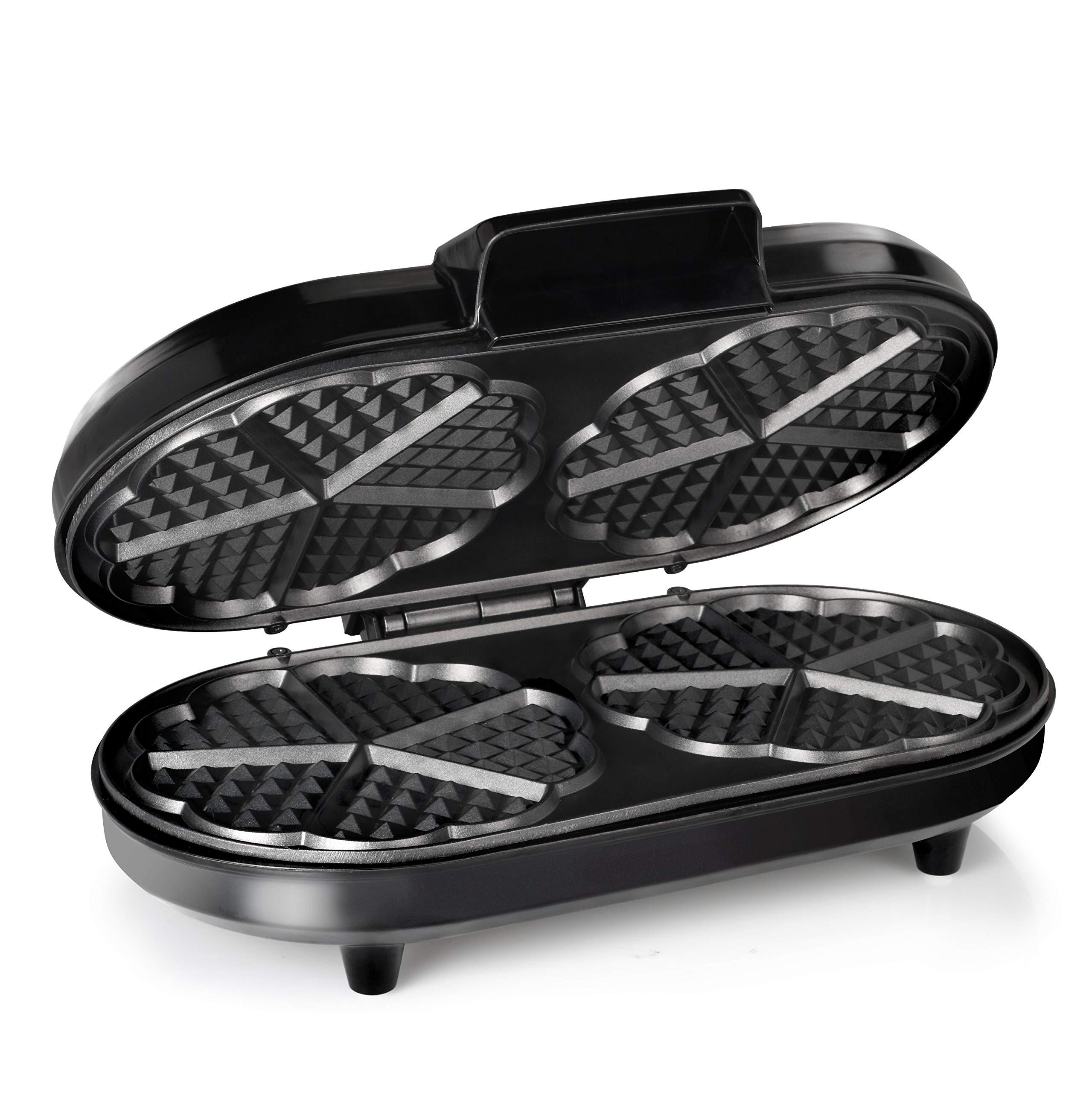 Tristar WF-2120 Stainless Steel Waffle Maker - Makes 10 Heart-Shaped Waffles at Once | Perfect for Breakfast, Brunch & Family Gatherings