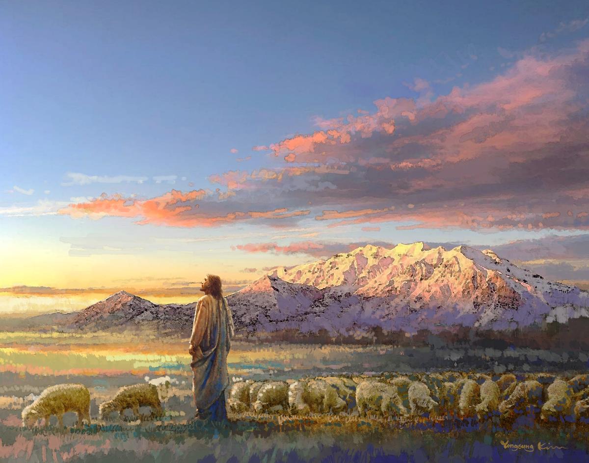 All His Majesty Christian Wall Art by Yongsung Kim - Inspirational Jesus Painting for Home, Church & Office Decor