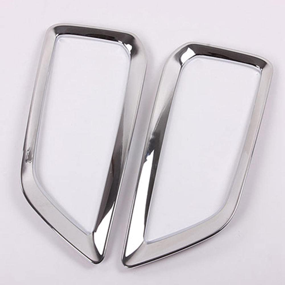 ABS Chrome Front Fog Lamp Cover for Hyundai Encino Kona (2018-2019) - 2 Pcs Car Modification Accessories - Enhance Style & Visibility in Low Light Conditions