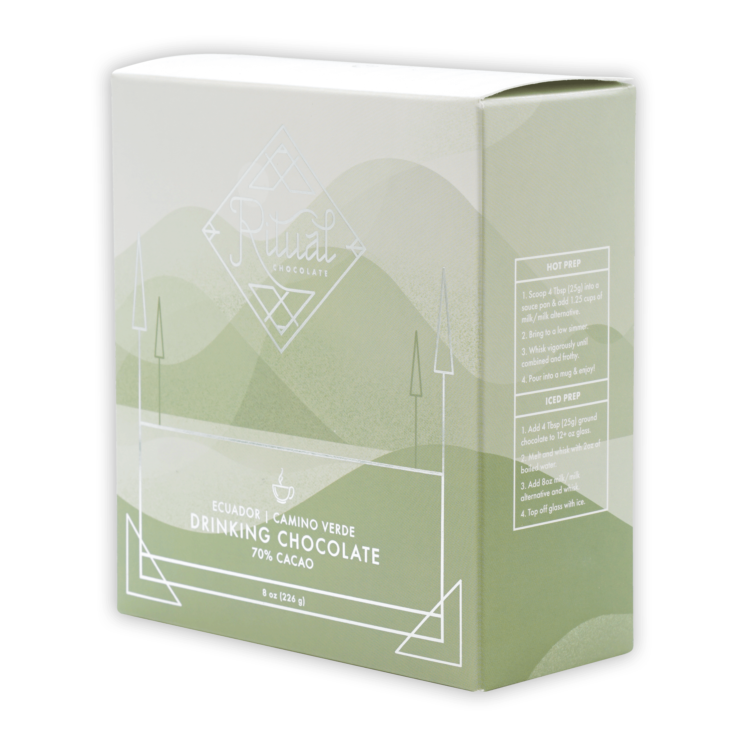 Premium Ecuadorian 70% Dark Drinking Chocolate for Rituals - Rich & Smooth Hot Cocoa Mix for Relaxation, Meditation & Cozy Nights