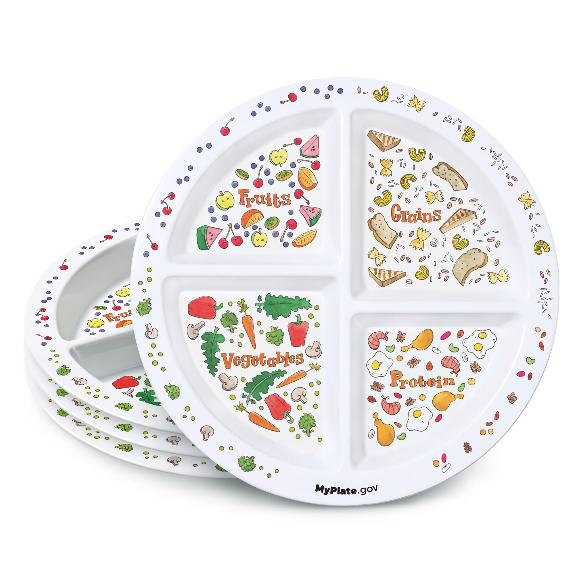 Kids Healthy Eating Plates - 8