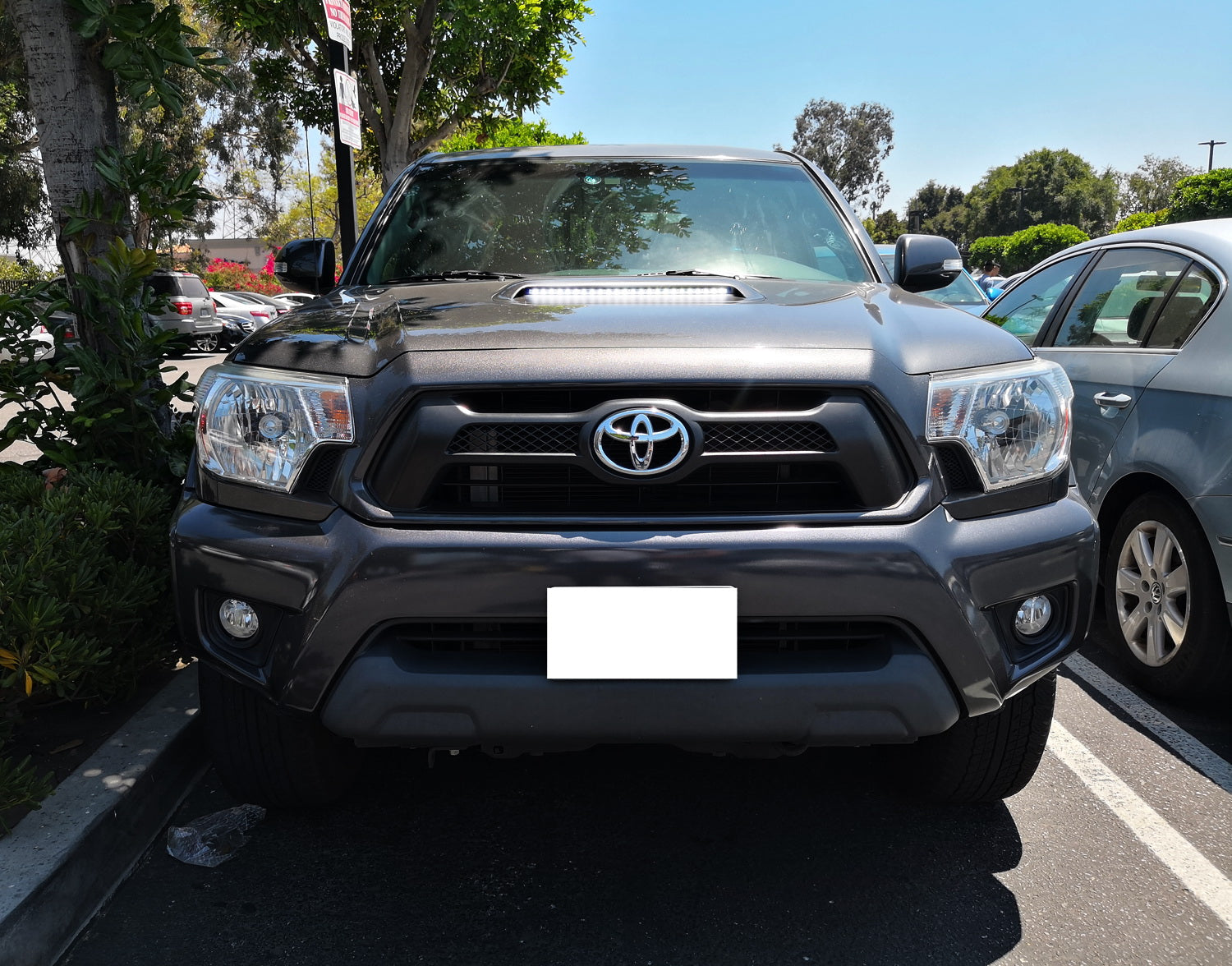 Flexible LED Hood Bulge Light Strip for 2012-2015 Toyota Tacoma with Hood Scoop - Waterproof DRL Daytime Running Lights - Perfect for Off-Roading, Night Driving & Custom Truck Lighting
