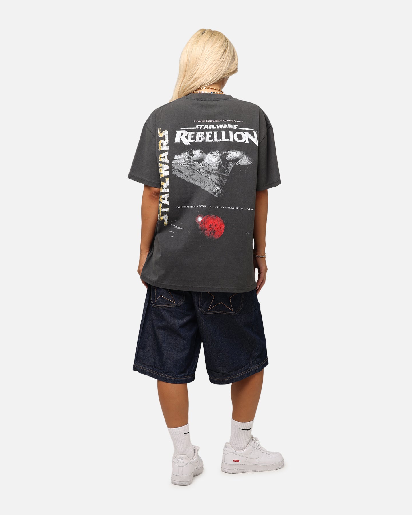Star Wars Battlefront Rebellion Heavy T-Shirt for Men - Black Cotton Vintage Graphic Tee - Perfect for Cosplay, Gaming & Casual Wear