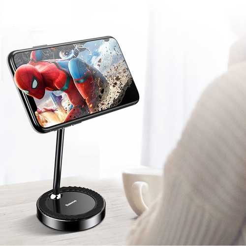Baseus 360° Rotating Magnetic Phone Stand - Adjustable Desktop Holder for iPhone 15/14/13/12, Samsung Galaxy S23/S22/S21, Xiaomi 13/12 - Perfect for Office, Home & Car Use