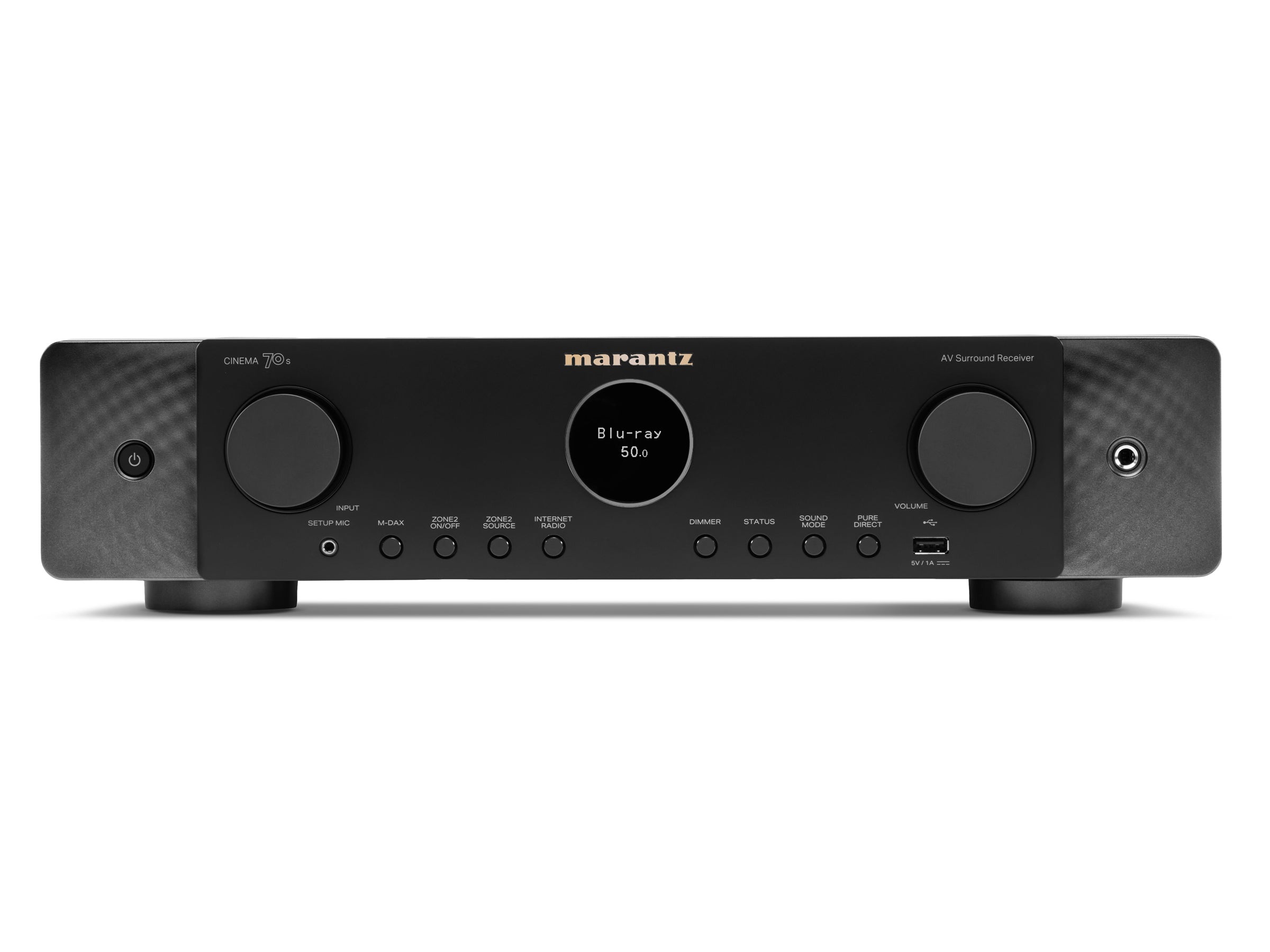 Marantz Cinema 70S 8K AV Receiver - 7.2 Channel Home Theater Amplifier with Dolby Atmos, Wi-Fi, Bluetooth & AirPlay 2 | Perfect for Movie Nights & Music Streaming