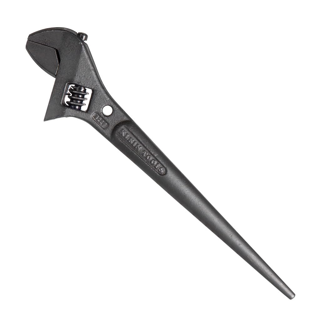Klein Tools 3227 Adjustable Wrench 10-Inch for Construction & Plumbing