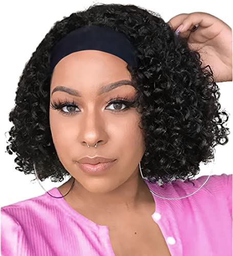 Natural Color Headband Wig