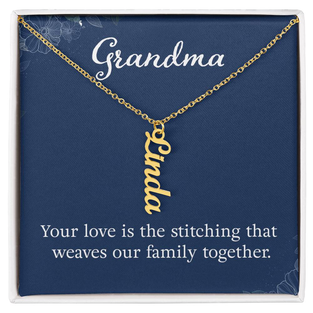 Personalized Grandkids Name Necklace - Custom Engraved Grandma Gift for Birthday, Mother's Day & Anniversary - Perfect for Family Keepsakes & Special Occasions