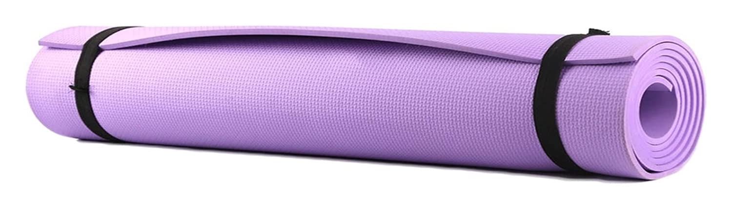 Premium Non-Slip Yoga Mat - VHG Innovation Purple Fitness Exercise Mat for Yoga, Gym, Pilates & Home Workouts | Ideal for Camping, Picnic & Outdoor Activities