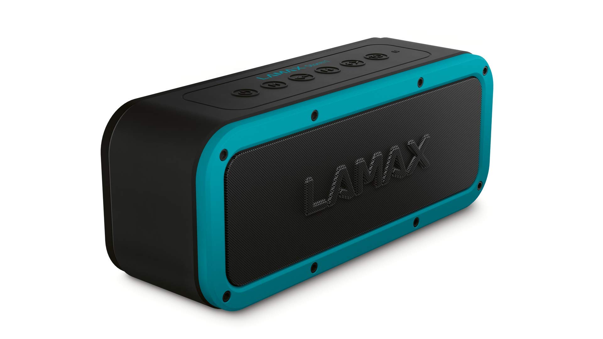 LAMAX Storm1 40W Portable Bluetooth Speaker 5.0 - IP67 Waterproof, 15H Playtime, USB-C/NFC, 3.5mm Jack, microSD, TWS - Perfect for Outdoor Adventures, Pool Parties & Home Entertainment