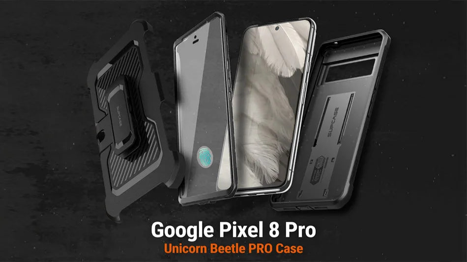 SUPCASE UB Pro Rugged Case for Google Pixel 8 Pro - Shockproof Full Body Protection for Outdoor, Work & Daily Use