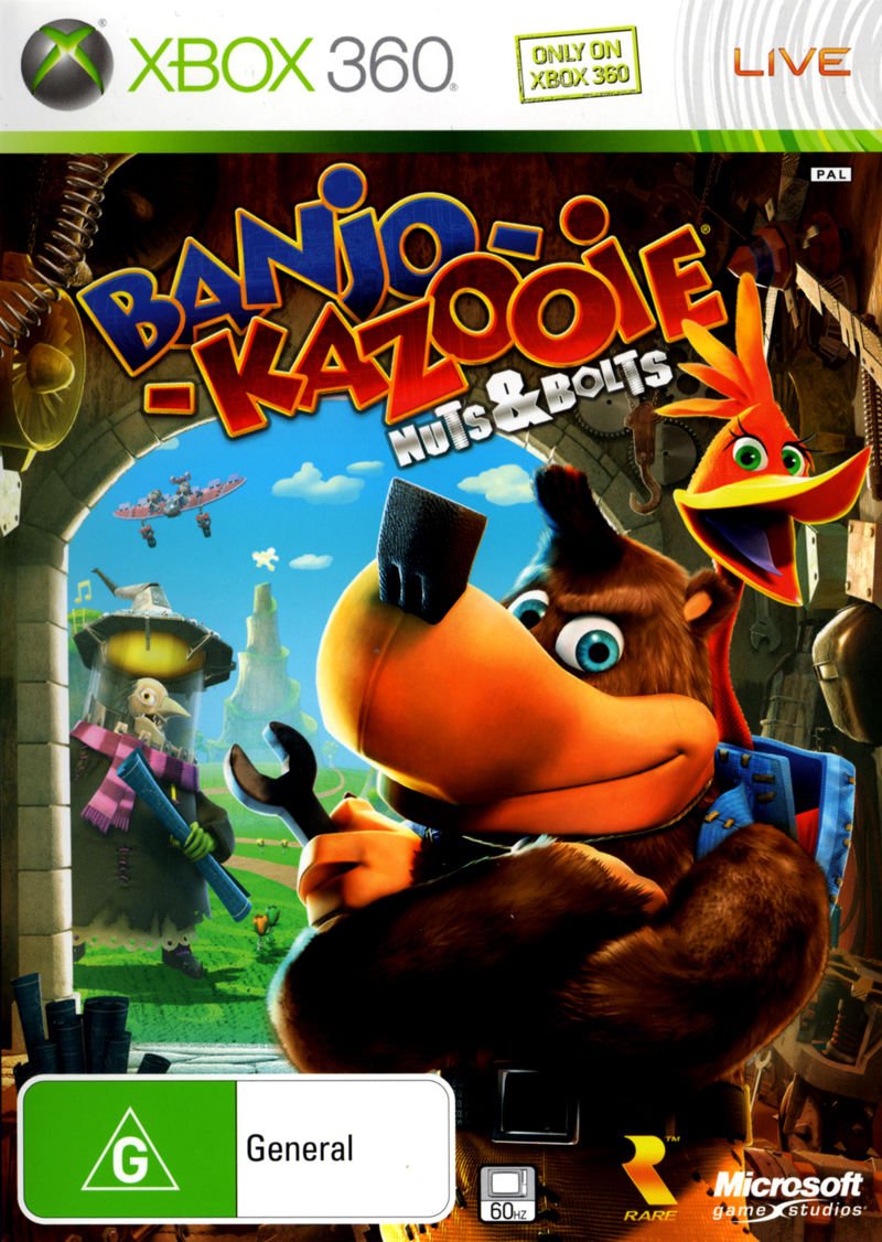 Banjo Kazooie: Nuts & Bolts Xbox 360 Game - PAL Version - Fun Adventure Game for Family Game Nights & Retro Gaming Enthusiasts