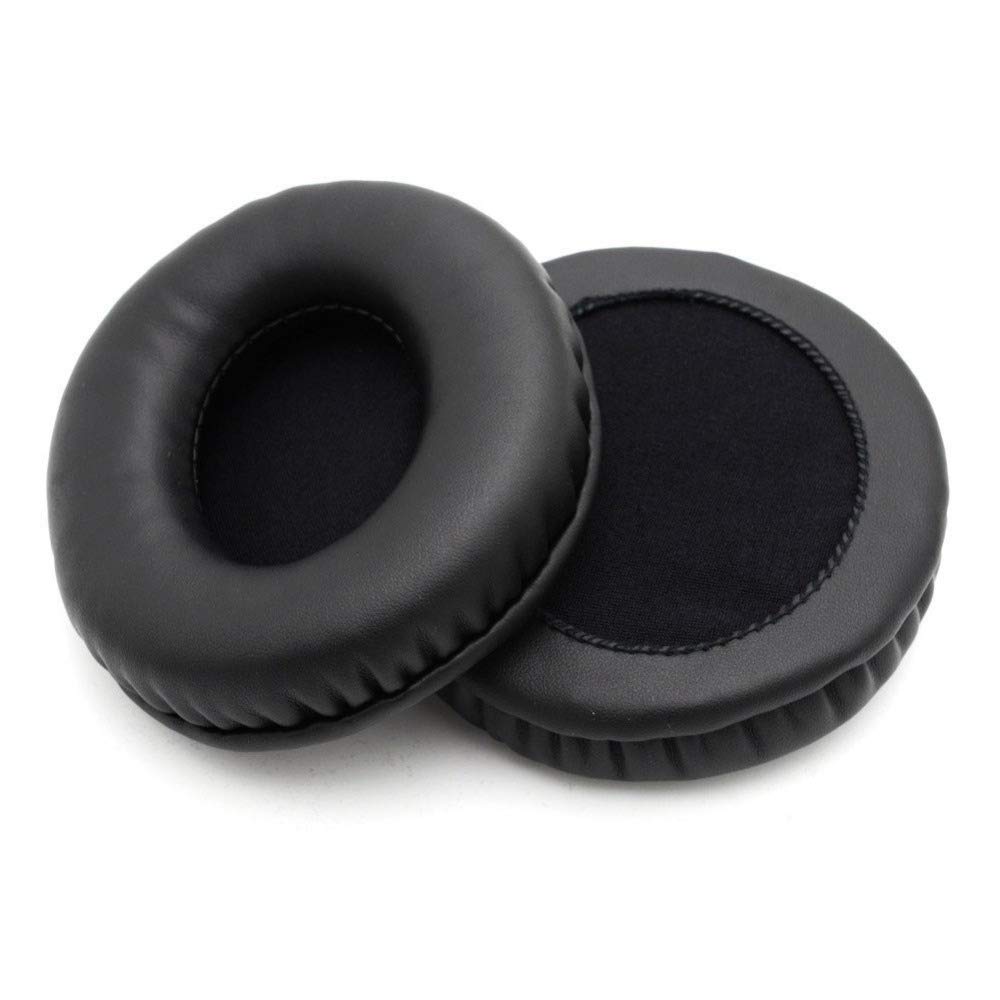 ATH-AVC200 Replacement Ear Pads - Premium Memory Foam Ear Cushions with Soft Leather Cover (Black) - Compatible with ATH-AVC200 Headphones - Perfect for Gaming, Music & Office Use