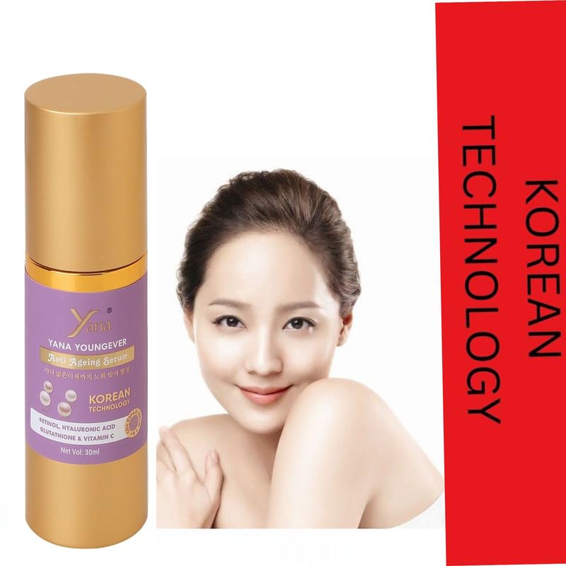 YANA YOUNGEVER Anti-Aging Serum Spray Cream with Korean Technology | Skin Clearing Facial Mist for Women | Hydrating & Brightening Skincare for Daily Use & Night Routine