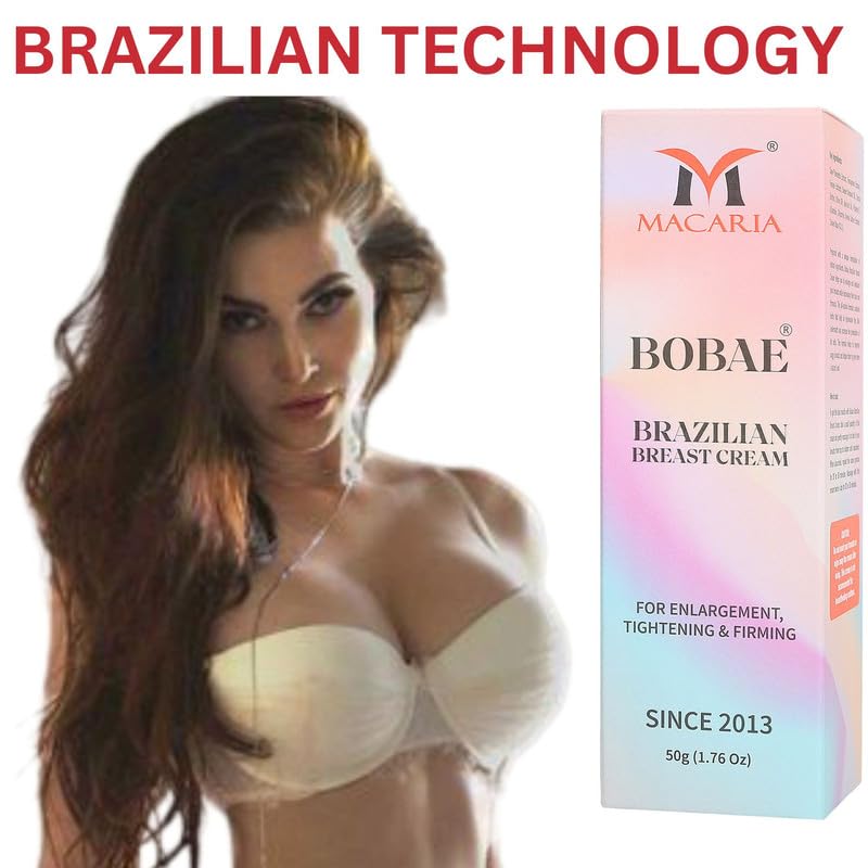 MACARIA Bobae Firming Breast Cream - Bust Tightening & Enlargement Lotion for Women | Natural Breast Lift & Growth Enhancement | Perfect for Massage, Post-Pregnancy Care & Body Contouring