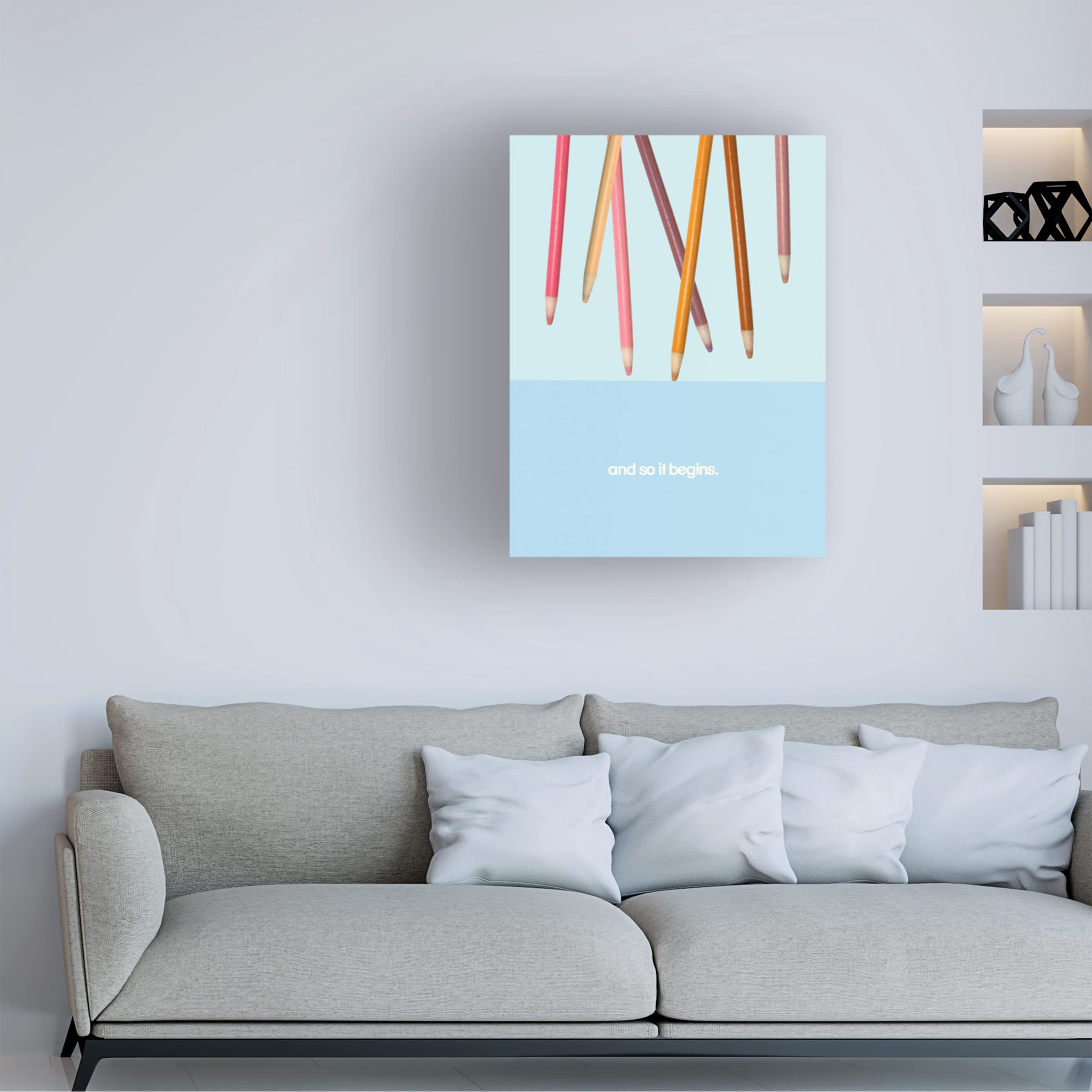 Thomas Brown 'School Study II' Canvas Art Print - Premium Trademark Fine Art for Home & Office Decor | Perfect for Living Room, Bedroom, or Study Area