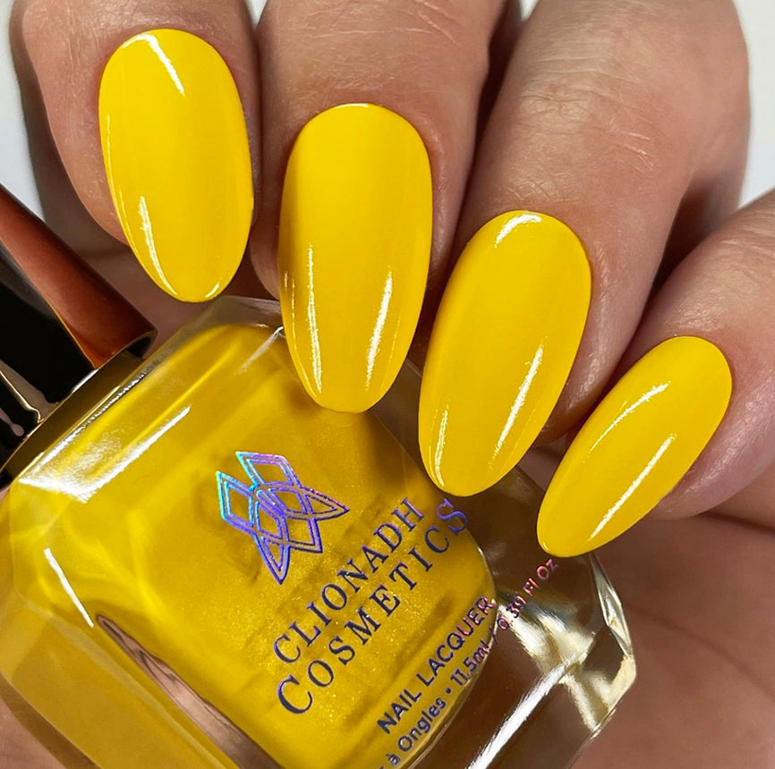 Lemonade Stand Nail Polish - Long Lasting Vegan Nail Lacquer for Summer - Perfect for Beach Vacations, Pool Parties & Summer Nail Art