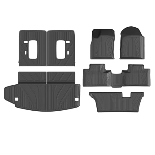 Trunk Mat+3rd Backrest Mat+7 Seats Floor Mat