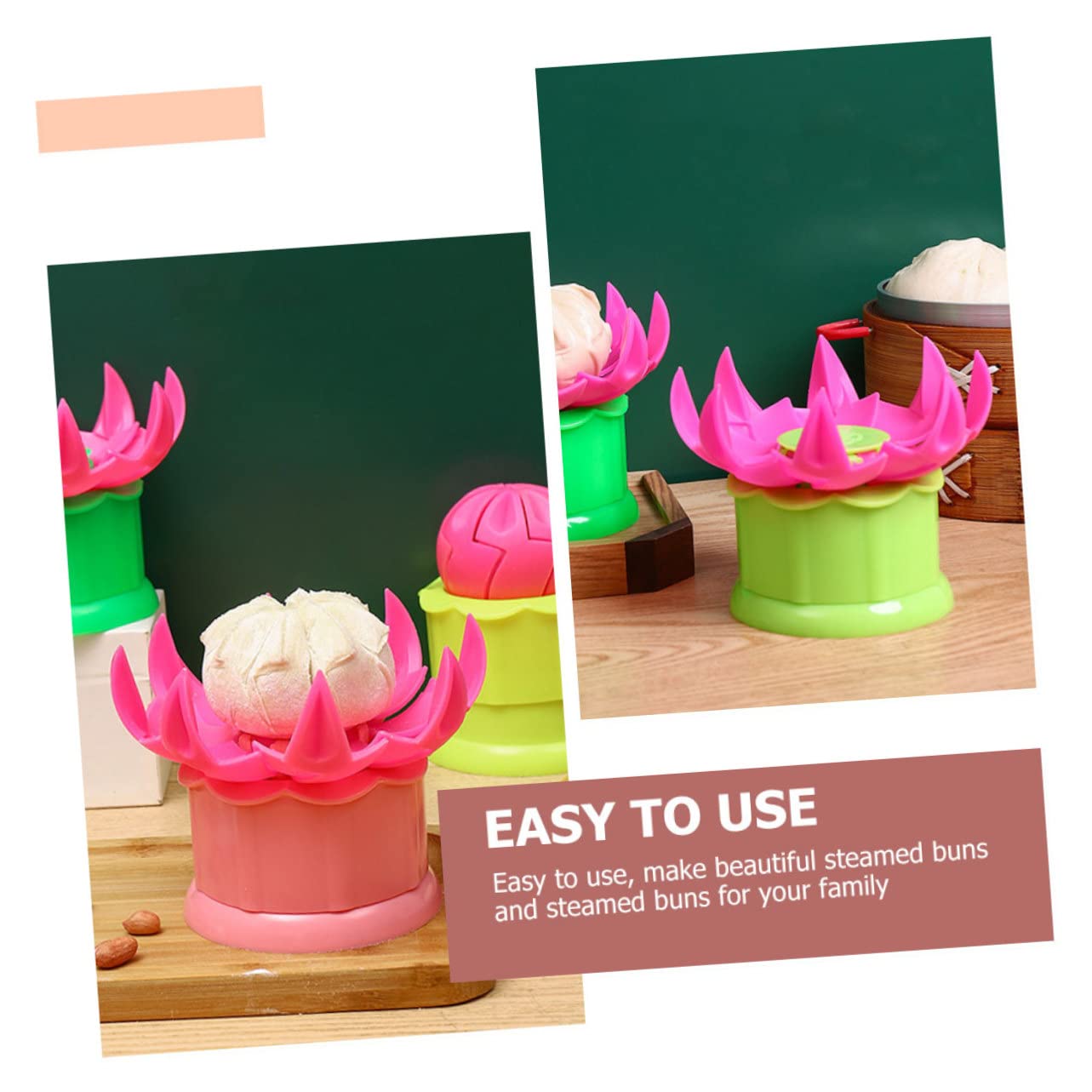 Premium Plastic Bun Mold - Professional Dumpling & Pie Maker for Baking, Steaming & Cooking - Perfect for Homemade Bao, Burritos & Pastries - Essential Kitchen Supplies for Asian & Western Cuisine - Ideal for Family Meals, Parties & Food Prep