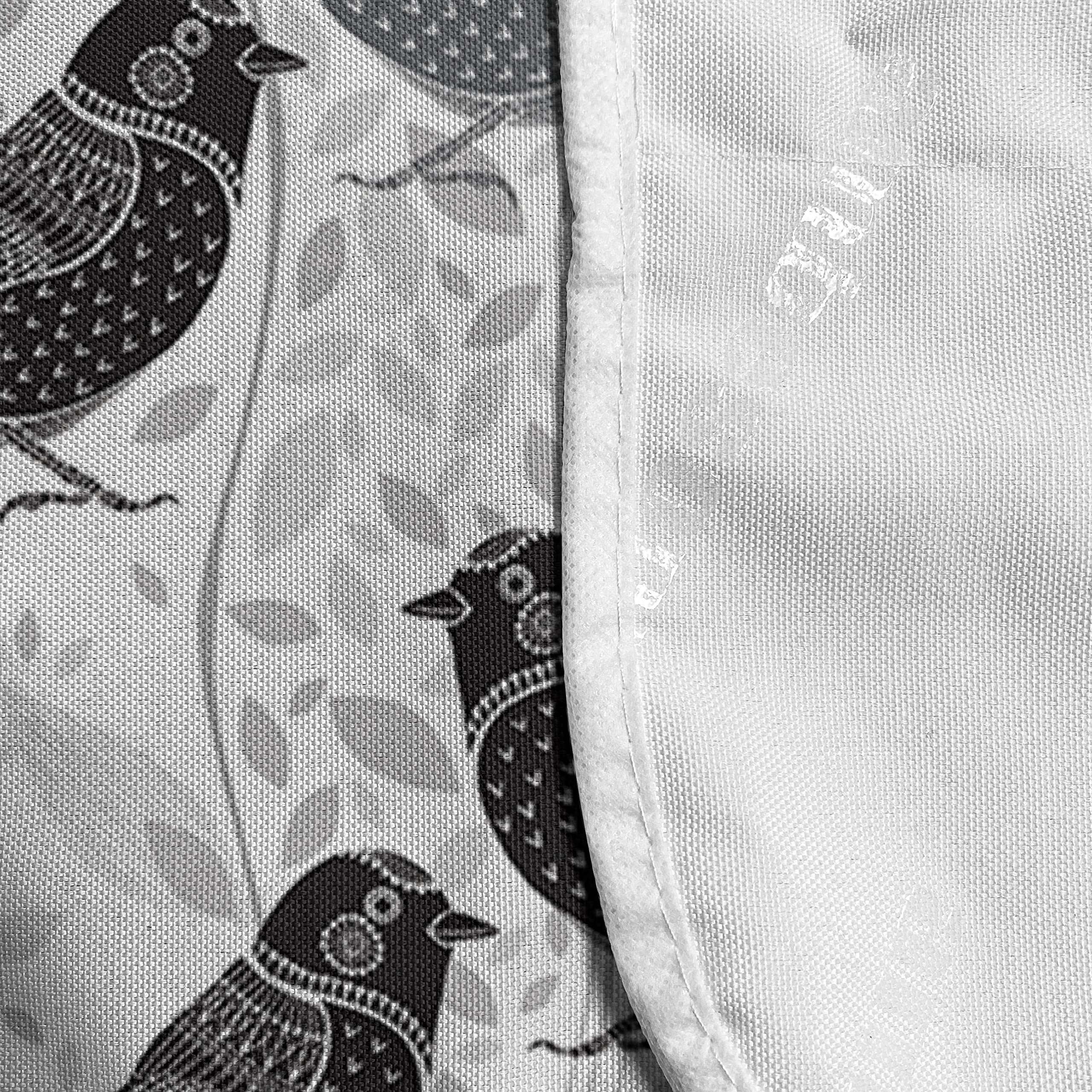 Lunarable Microwave Oven Cover - Waterproof Kitchen Organizer with Pockets, 36