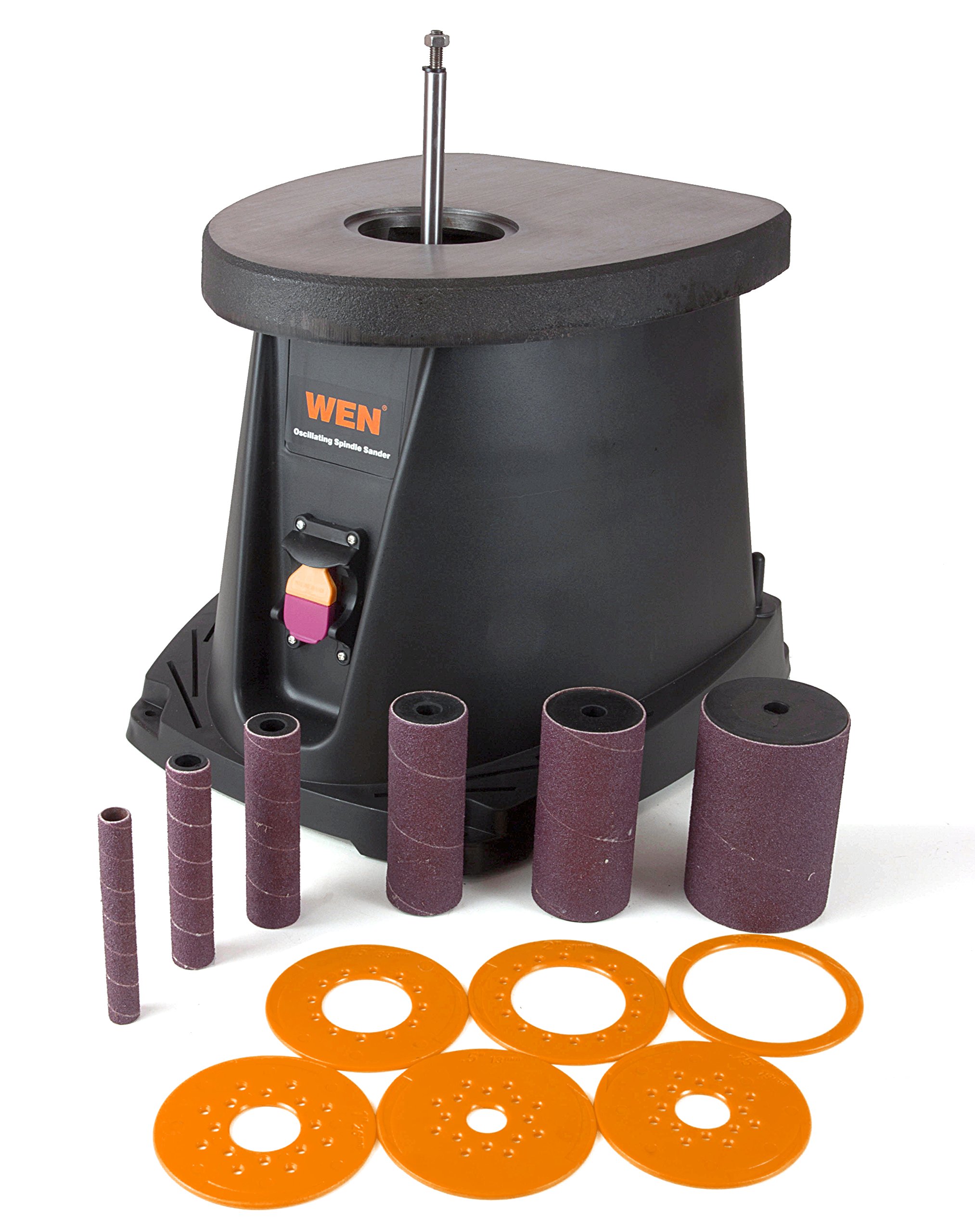 WEN Oscillating Spindle Sander & 9-Inch Band Saw Combo Kit | Woodworking Power Tools for Sanding & Cutting | Perfect for DIY Projects, Furniture Making & Craft Workshops